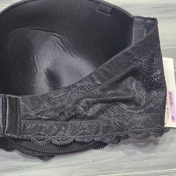 Calvin Klein Multiway Strapless Bra 40D Seductive Comfort Lace Lift Black QF1437 - Picture 4 of 14